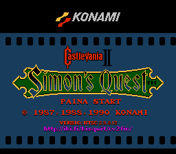 Title screen